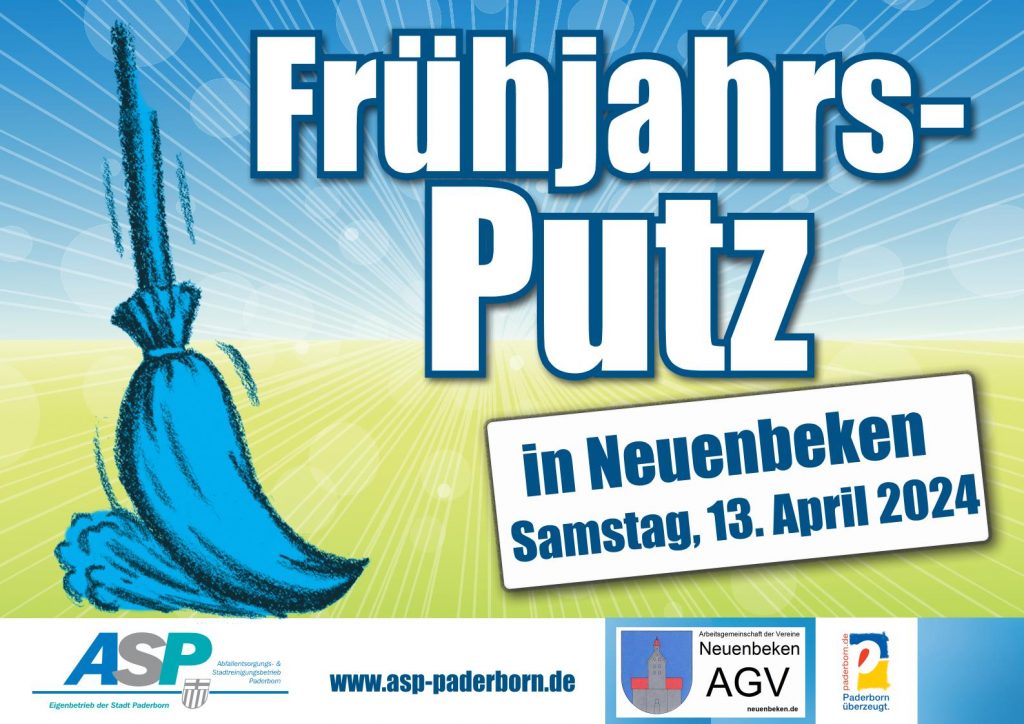 Plakat - Frühjahrsputz in Neuenbeken 2024