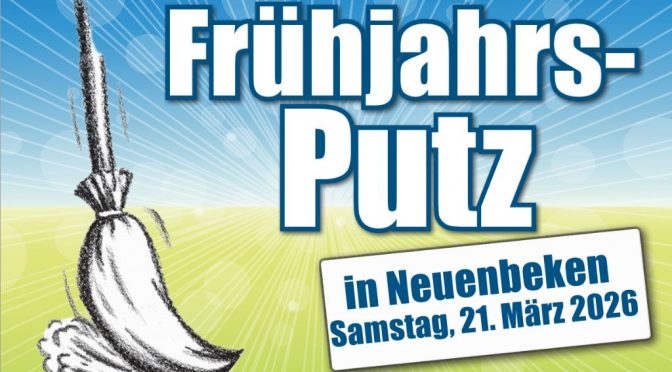 Plakat Frühjahrsputz 2026