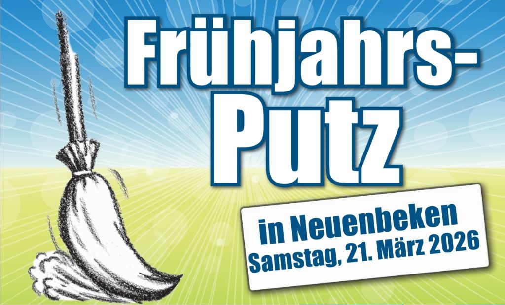 Plakat Frühjahrsputz 2026