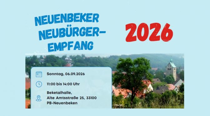 Neubürgerempfang 2026